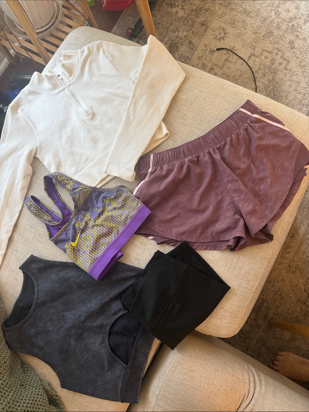 Size M Athletic Wear Bundle - Nike, ASICS, other